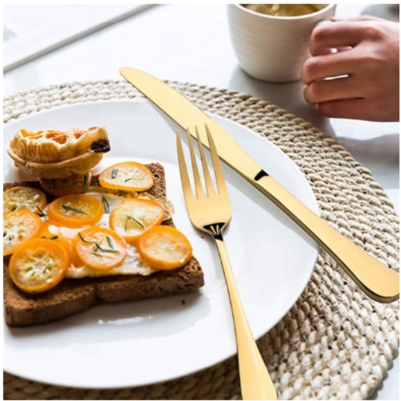 Modern Functional 20 Pc. Silverware Set - Picture 5 of 7